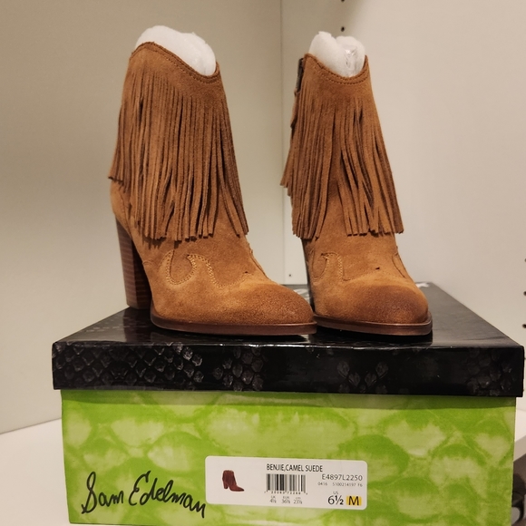 Sam Edelman Suede Booties - Picture 6 of 8